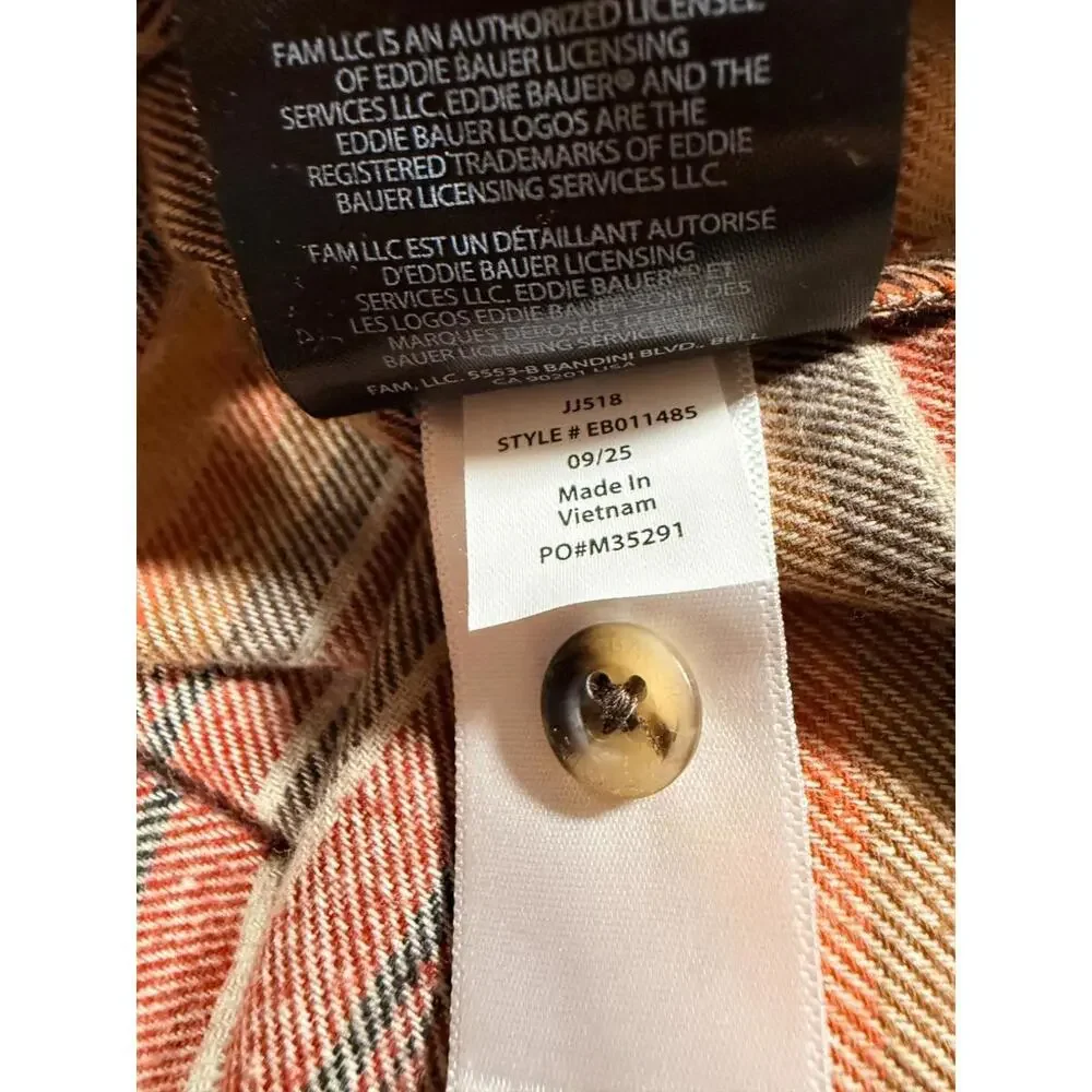 NWT Eddie Bauer Men's Sparrow Shirt Jacket Outdoor Size Medium - Picture 8 of 11